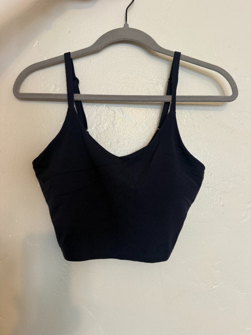 Athleta Elation Crop Bra Top DD+ XS navy